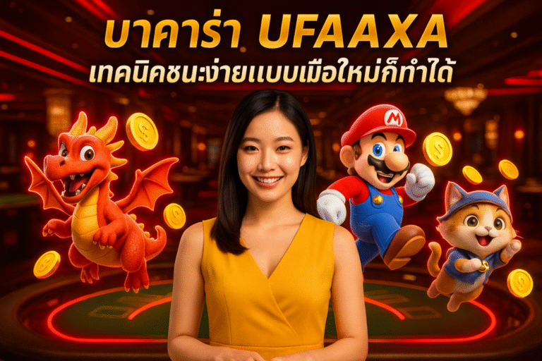 บาคาร่า UFAAXA เทคนิคชนะง่ายแบบมือใหม่ก็ทำได้